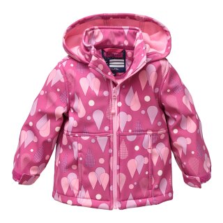 Outburst Baby Mädchen Softshelljacke Jacke Tropfen rosa