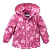 Outburst Baby Mädchen Softshelljacke Jacke Tropfen rosa