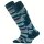 Ewers Kniestrümpfe 2er Pack Streifen Dino navy blau Gr. 31-34