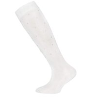 Ewers Mädchen Kniestrümpfe Perlen latte beige...
