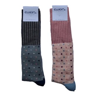 Ewers Mädchen 2er Pack Kniestrümpfe Doppelpack Gr. 27-30