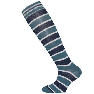 Ewers Jungen Kniestrümpfe Ringel jadeblau Gr. 35-38