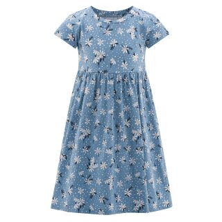 Happy girls Kleid Sommerkleid Gänseblümchen dove blue
