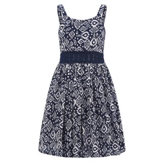 Happy girls Trägerkleid Sommerkleid Spitze ärmellos navy blau