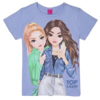 TOPModel T-Shirt Christy + Talita serenity blue