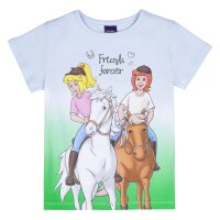 Bibi und Tina Mädchen T-Shirt Friends forever ice...