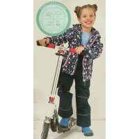 Outburst Mädchen Funktionsjacke Jacke Übergang Blumendruck marine