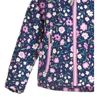 Outburst Mädchen Funktionsjacke Jacke Übergang Blumendruck marine