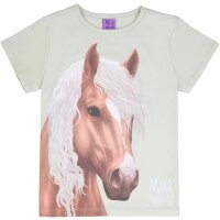 Miss Melody T-Shirt braunes Pferd weiße Mähne...