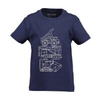 Blue Seven Jungen T-Shirt Baufahrzeuge ultramarin blau
