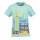 Blue Seven Jungen T-Shirt Baustelle Kran aqua blau