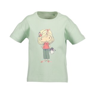 Blue Seven Mädchen T-Shirt Blumenmädchen gletscher