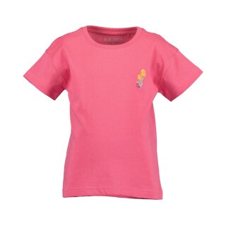 Blue Seven Mädchen T-Shirt Blumen Rückendruck pink