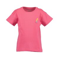 Blue Seven Mädchen T-Shirt Blumen Rückendruck pink
