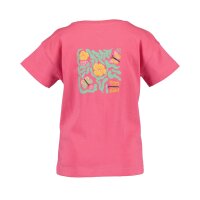 Blue Seven Mädchen T-Shirt Blumen Rückendruck pink