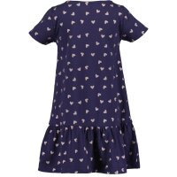 Blue Seven Mädchen Kleid Kurzarm Herzen ultramarin blau