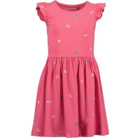 Blue Seven Kleid Schlupfkleid Schmetterlinge Regenbogen pink