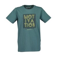 Blue Seven Jungen T-Shirt Motivation dunkelgrün