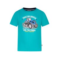 Salt & Pepper Jungen Traktor Stickerei T-Shirt golf...