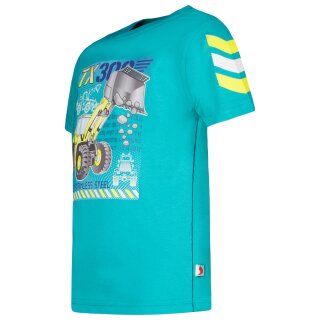 Salt & Pepper Jungen leuchtender Bagger Print T-Shirt golf green