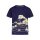 Salt & Pepper Jungen leuchtender Bagger/Dino Print T-Shirt true navy