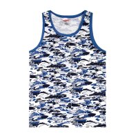 ENERGIERS Jungen 3-Pack Unterhemd Tank blau