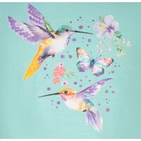 Salt & Pepper Kleid Kurzarm Kolibri opal green