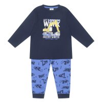 Salt & Pepper Jungen Bagger Schlafanzug lang Pyjama...