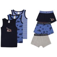 Salt & Pepper Garnitur 3er Pack Hemd Boxershorts Gr....