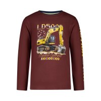 Salt & Pepper Jungen Schaufelbagger Langarmshirt dark...