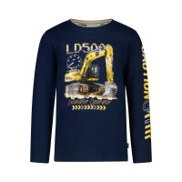 Salt & Pepper Jungen Schaufelbagger Langarmshirt dark...