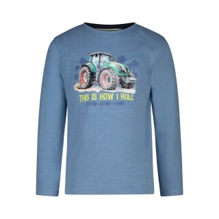 Salt & Pepper Jungen  Langarmshirt Traktor Trekker blue