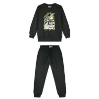 ENERGIERS Jungen Jogginganzug Sweatshirt Jogginghose black