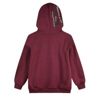 ENERGIERS Jungen Sweatshirt Kapuze Bauchtasche bordeaux