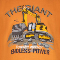Salt & Pepper Jungen Schaufelbagger Giant Langarmshirt orange