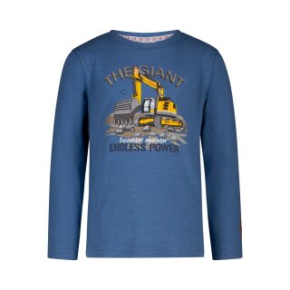 Salt & Pepper Jungen Schaufelbagger Giant Langarmshirt blue