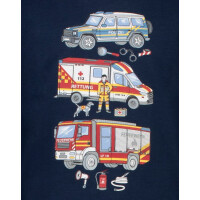 Salt & Pepper Jungen  Langarmshirt Rettungsfahrzeuge dark blue