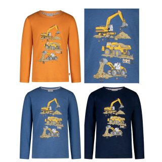 Salt & Pepper Jungen Baufahrzeuge Langarmshirt drei Farben