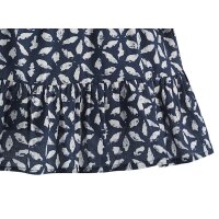 Happy girls Sweatkleid Rückendruck Kapuze Langarm navy blau