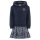 Happy girls Sweatkleid Rückendruck Kapuze Langarm navy blau