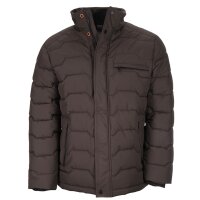 CROSSFIELD Herren Steppjacke Winterjacke Stehkragen braun