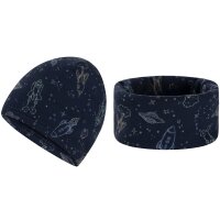 Salt & Pepper Jungen 2er Set Beanie Mütze Schal...