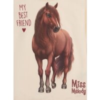 Miss Melody Langarmshirt braunes Pferd Best Friend...