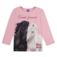 Miss Melody Langarmshirt Pferdeduo Friends Forever Pink...