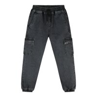 ENERGIERS boys Streetwear Jogger Cargo Jeans Hose Black...