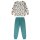 ENERGIERS Jungen Schlafanzug lang Pyjama Autos Ice Green