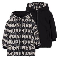 BÒBOLI Jungen Winterjacke Wendejacke schwarz...
