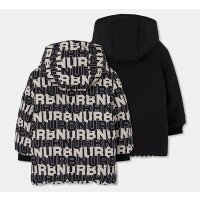 BÒBOLI Jungen Winterjacke Wendejacke schwarz...