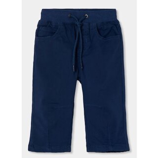 BÒBOLI Hose Gabardine gefüttert marine blau