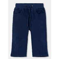 BÒBOLI Hose Gabardine gefüttert marine blau